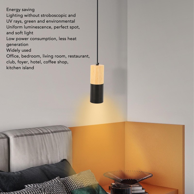 LED Modern Pendant Light 6W 3000K Warm Light COB Modern