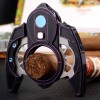 Stock Titanium Alloy Handle VG10 Blade Cigar Scissors Portable Cigar