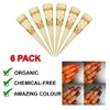 6pk Individual Cones 100% Organic Henna Mehindi Cones Ready To