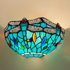 Capulina Tiffany Wall Sconces 12 Inches Wide 2-Light Vintage Sea