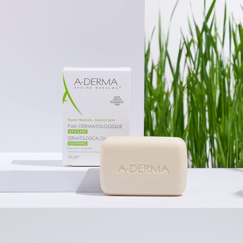 A-Derma Barra Dermolimpiadora 100 g – Limpieza Suave para Piel