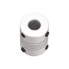 sourcing map 2 Pieces 8 mm to 8 mm Aluminium