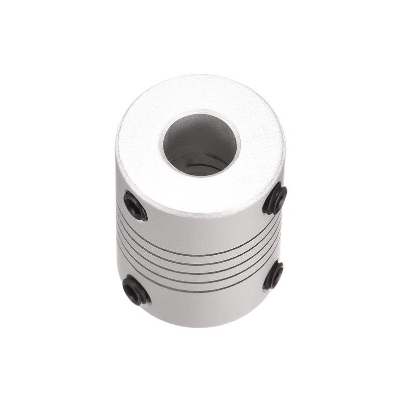 sourcing map 2 Pieces 8 mm to 8 mm Aluminium