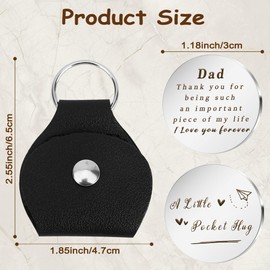 fuakUip Father's Day Gifts,Dad Gifts,Fathers Day Gift from Daughter,Presents for Dad,Father Birthday Presents,Pocket Hug Gift
