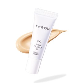 Exbote SPF 50+ CC Cream, Makeup Base, Made in Japan, CC High Protect UV, 0.5 oz (14 g), Bright Color, BB Cream, Foundation, UV Absorber Free, Beauty Ingredient