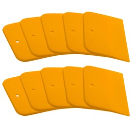 Custom Shop 3 Inch Plastic Body Filler Spreader Tools for Automotive Body Fillers (10 Pack), Putties, Glazes, Epoxy Resin, Caulk, Glues - Plastic Spreader