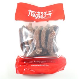 XLseafood Grade Premium Sun Dried Alaska Sea Cucumber 10-15 pcs per pack. 0.5 lb 旭龙行 淡干海参 阿拉斯加野生海参特级品 8年参龄 中号 0.5磅 20-30只/份(MEDIUM)