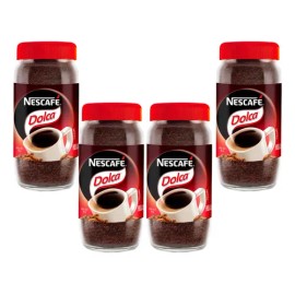 4 Pack Cafe Soluble Con Caramelo Dolca Nescafe 46 Grs                                                                                                 