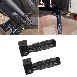 Acouto Motorcycle Foot Pegs Pillion Foot Pegs M8 Motorcycle Go Kart ATV (Black)