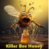 Handmade 2 lb Killer Bee WILD HONEY The best HONEY