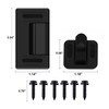 Safoner Metal RV Screen Door Latch Kit, Right Hand Handle