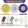 Liliful 12 Pcs 8" Airway Polishing Wheel Kit in Diameter