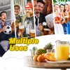 WELKOR 32 Oz Plastic Beer Pitcher Set,Commercial Grade Anti-Drip Restaurant