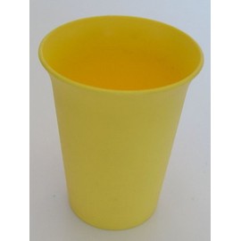 Yellow Tupperware Bell Tumbler 7 Ounces