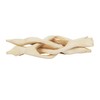 Indian Consigners Wooden Tripod Stand, Kobra Design (Natural White, 8