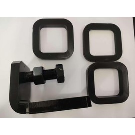 2 inch Hitch Clamp, Anti Rattle Device for Trailer Hitch, Heavy Duty Hitch Tightener Stabilizer, Black Powder Coated