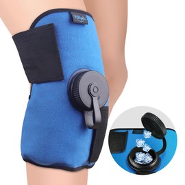 Hilph Ice Pack for Knee Injuries, Reusable Knee Ice Bag Filled Ice Cube Cold Pack Wrap Around Entire Knee for Knee Replacement Surgery, Meniscus Tear, No-Leak, No Condensation