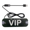 Meskliu VIP Red Lights, Shared Car LED Sign, Rideshare Sign