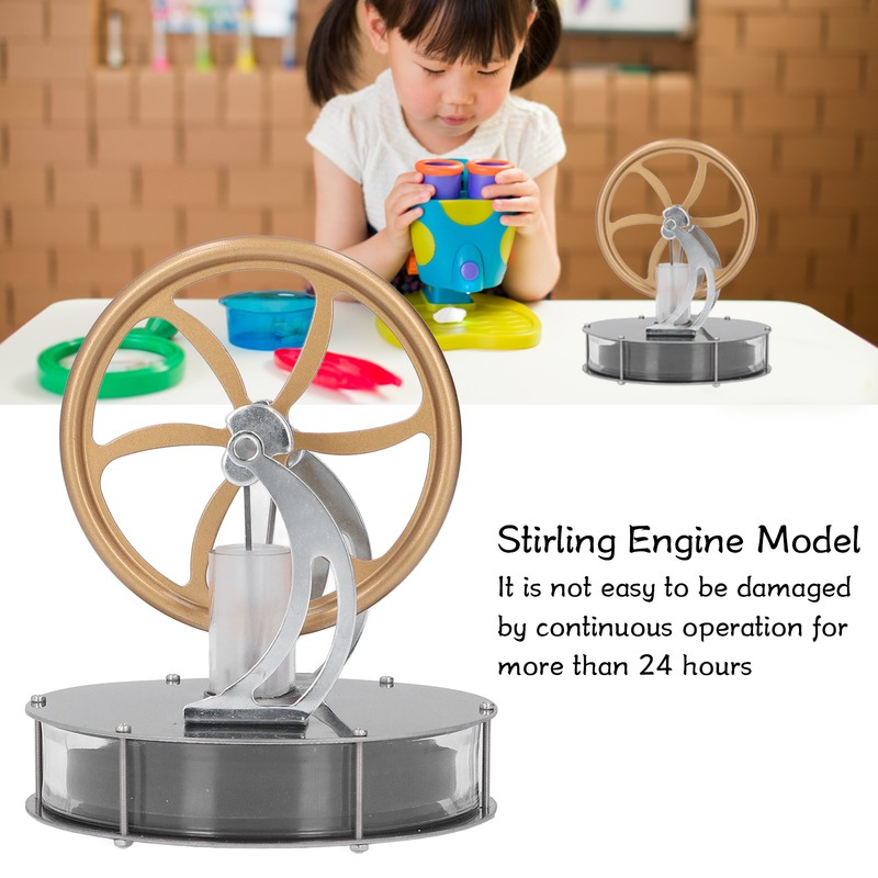 Low Temperature Stirling Engine Model DIY Interesting Stainless Steel Zinc