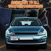 Front Bumper Tow Hook License Plate Mount Bracket Compatible with