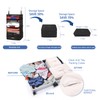 TABITORA Portable Hanging Travel Shelves Bag Packing Cube Organizer Suitcase