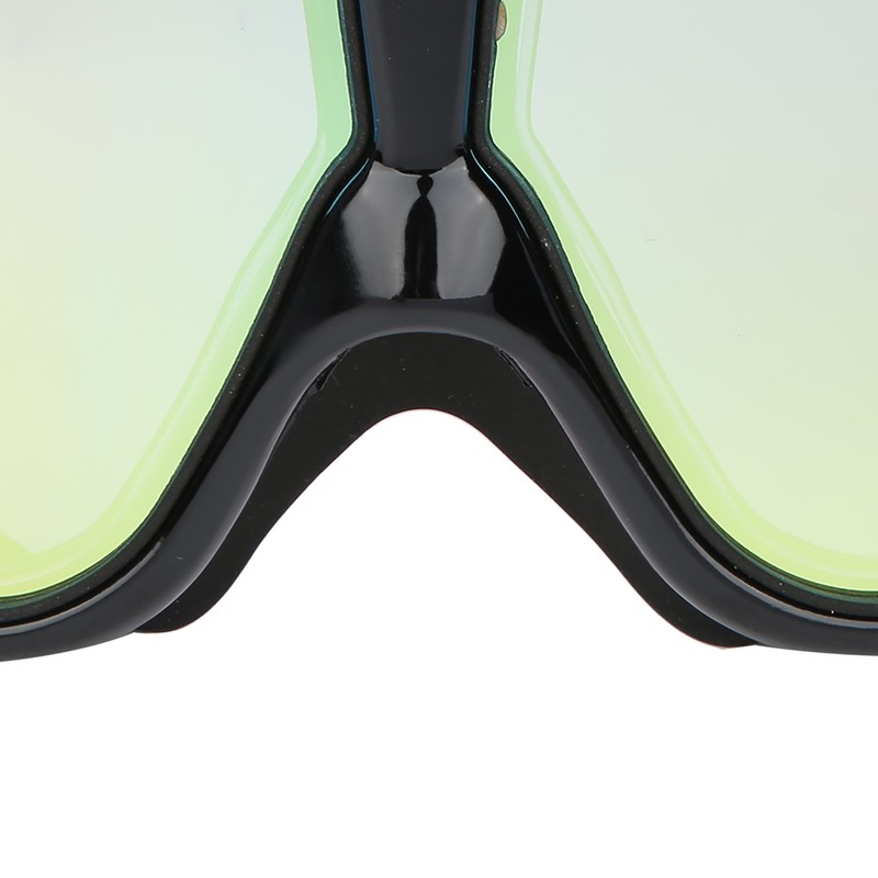 Electroplated Large Frame Swim Goggles Anti Fog Silicone Swimming High