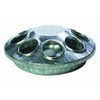 Miller Manufacturing 9808 6-Inch Round Poultry Feeder,Grey/Silver