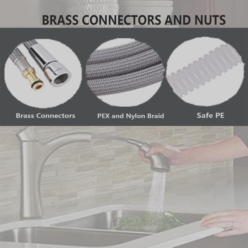 159560 Replacement Hose Kit Compatible With Moen Kitchen Faucet Hose