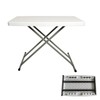 HiEthan 20"x30" Personal Mini Folding Table, Multifunctional Small Portable Foldable