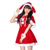 Clear Stone Miminoel Cosplay Rabbit Cape Santa Women's M Red