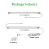 ASOKO HOME Dimmable Wired Under Cabinet Lighting - 2 Pack