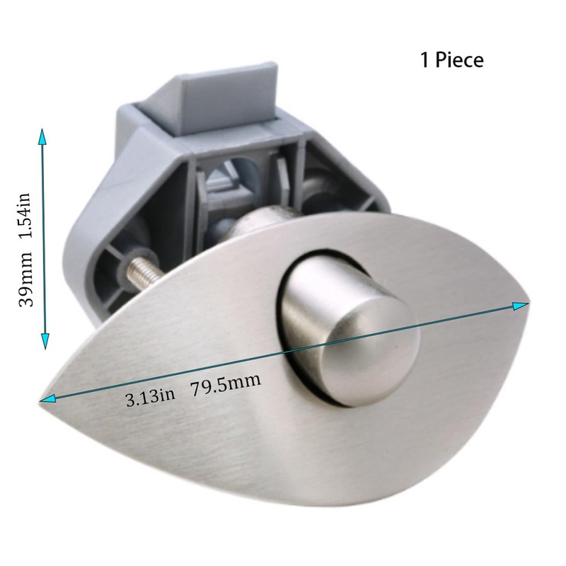 MTSmart RV Push Button Door Catch Lock for Motorhome Caravan