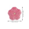 Didiseaon Ceramic Incense Plate Flower Shaped Incense Holder, Japanese Cherry