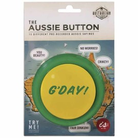 IS Gifts GDay Aussie Button