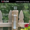 Taylor 2700N ClearVu Rain Gauge with Post Mounting Bracket, Measure