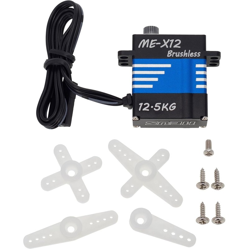 MEUS Racing Coreless TRX4M Servo with Lay Down Servo Mount