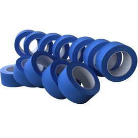 SWRT 2 Inch x 55 Yards x 12 Rolls (660 Total Yards) Premium Blue Painters Tape - Masking Tape, Paint Tape, Multi-Surface Blue Tape for Painting, No Residue, Easy Removal, Decorating, Trim, Crafts