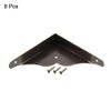 sourcing map Desk Corner Protector Table Edge Protector Cover Metal