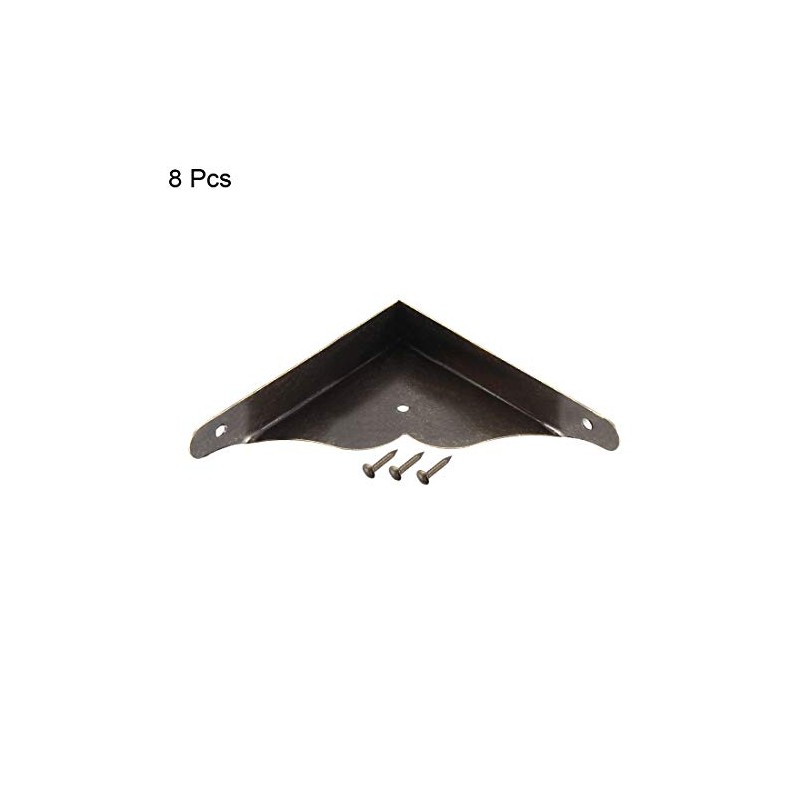 sourcing map Desk Corner Protector Table Edge Protector Cover Metal