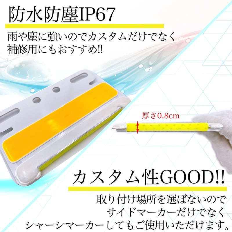 Meliore Ultra Thin Side Marker, LED 24V COB Down Light