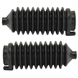 TRQ Rack Pinion Inner Tie Rod Steering Bellow Boot LH RH Pair Compatible with Chevy GMC Buick