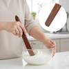 Sucrain 2 PCS 11 Inch Wooden Bread Spurtle,Sourdough Stirring Stick