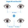 Ezyaid PD Ruler with Instruction Manual - Pupillary Distance Ruler