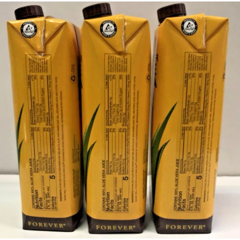 FOREVER 3X PIEZAS FOREVER LIVING ALOE VERA GEL STABILIZED (PACK