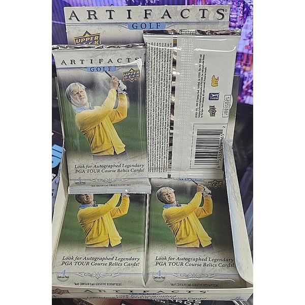 One FACTORY SEALED Upper Deck 2021 ARTIFACTS Golf Hobby Card