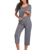 COLORFULLEAF Womens Pajama Sets Summer Pjs Lounge Sets for Women