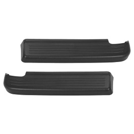 KUAFU Rear Bumper Step Pad Compatible with 1994-2002 Dodge Ram 1500 2500 3500 Fleetside/Styleside Black PP Plastic Replacement for 55034461 55034460 CH1191104 CH1191103