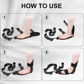 DDSHUN Yoga Stretch Belt Yoga Band Stretching Strap With Loops Ankle Ligament Stretcher Belt Flexibility Training Dance Gym Fitness Leg Stretcher for Rehab, Pilates and Gymnastics with Workout