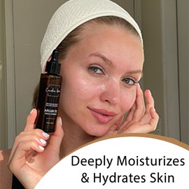 Canadian Grace - Argan Oil Imported from Morroco, Oil for Hair, Skin and Nails, 100% Pure & Organic, Rich in Nutrients, Strengthens Nails and Cuticles, Moisturizes and Hydrates Skin