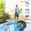 Pool Skimmer Net 7.58 Foot Leaf Skimmer Net with 5